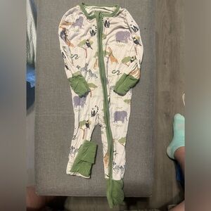 Little Sleepies 6-12 Mo. Safari Animals Sleeper